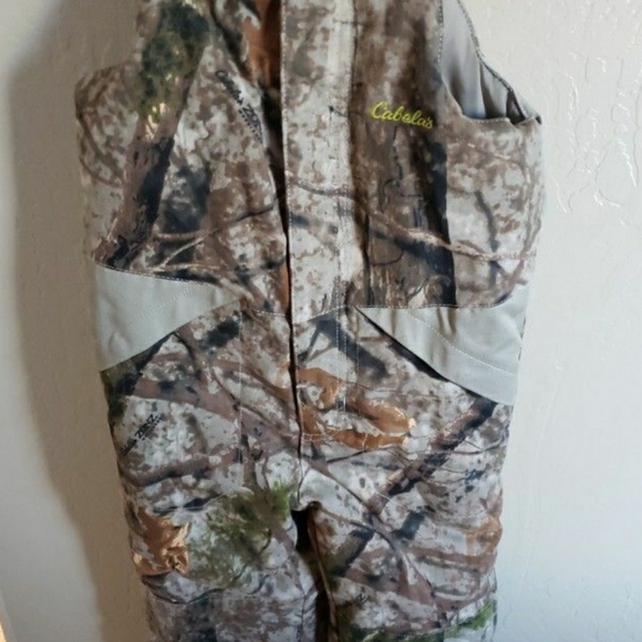 Cabelas Zonz Woodlands Camo Bibs - Picture 5 of 7